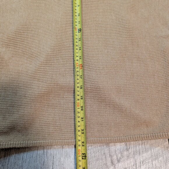 MINT CONDITION Liz Claiborne 100% Merino Wool Camel Knit Cardigan | Women's XL - Picture 13 of 13